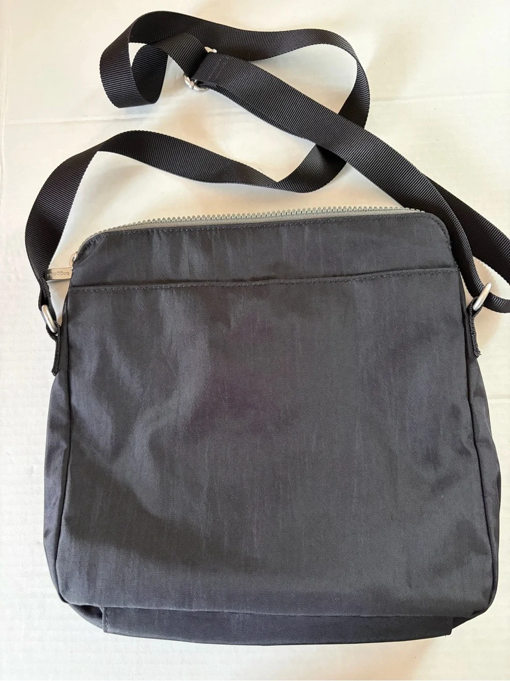 Baggallini Black Nylon Crossbody Messenger Bag